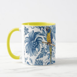 Schöne handbemalte, gefährdete Maca Tasse