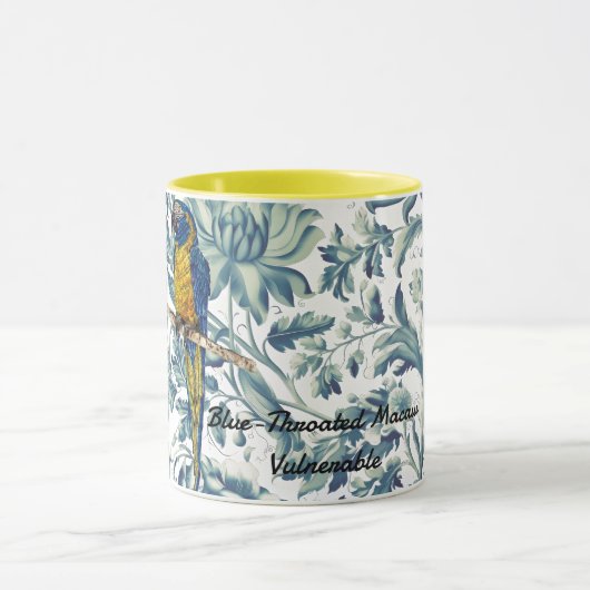 Schöne handbemalte, gefährdete Maca Tasse (Zentrum)