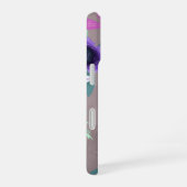 Schöne handgemalte Blätter iPhone 16 Hülle (Rechte Seite)