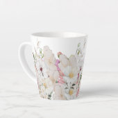 Schöne handgemalte Blumendrucke Milchtasse (Linke Ecke)