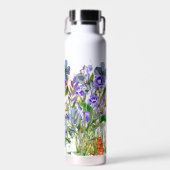 Schöne handgemalte Blumendrucke Trinkflasche (Vorne)