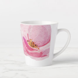 Schöne, handgemalte Peony Print Milchtasse