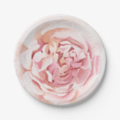 Schöne, handgemalte Peony Print Pappteller (Vorderseite)