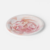 Schöne, handgemalte Peony Print Pappteller (Schrägansicht)