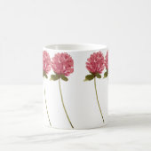 Schöne handgemalte Rote Wilde Blume Kaffeetasse (Mittel)
