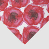 Schöne handgemalte Watercolor-Mohnblumen-Blumen Seidenpapier (Ausschnitt)