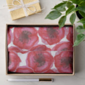 Schöne handgemalte Watercolor-Mohnblumen-Blumen Seidenpapier (Geschenk)