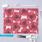 Schöne handgemalte Watercolor-Mohnblumen-Blumen Seidenpapier (Handwerk)