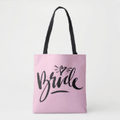 Schöne handgemietete BRIDE Hochzeitstasche Tasche (Vorderseite)