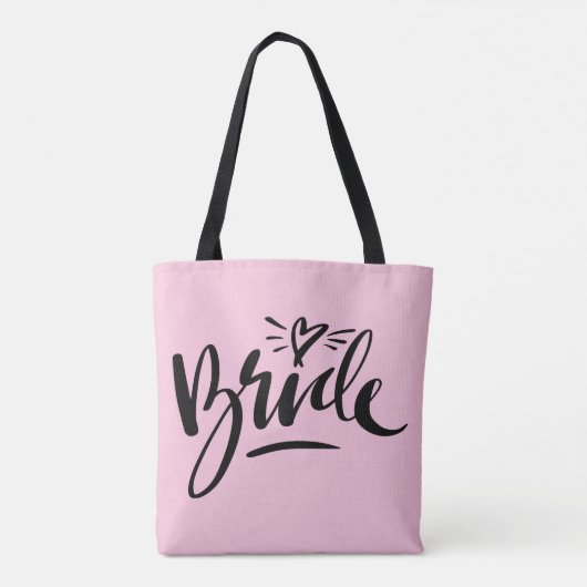Schöne handgemietete BRIDE Hochzeitstasche Tasche (Rückseite)
