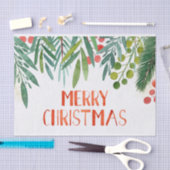 Schöne handgeschriebene Wasserfarben Berry & Branc Seidenpapier (Handwerk)