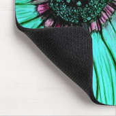 Schöne handgezeichnete Blume Mousepad (Ecke)