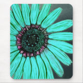 Schöne handgezeichnete Blume Mousepad (Vorne)