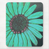 Schöne handgezeichnete Blume Mousepad (Vorne)