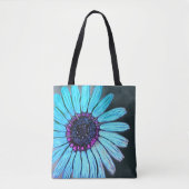 Schöne handgezeichnete Blume Tasche (Vorderseite)