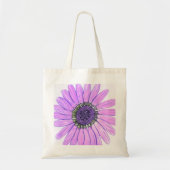 Schöne Handgezeichnete Blume Tote Tasche (Vorne)