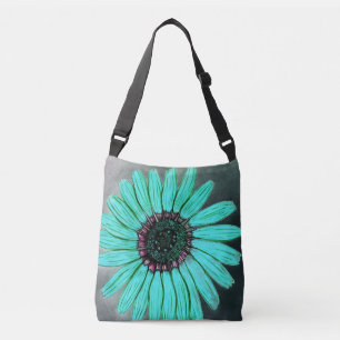 Schöne handgezeichnete Blume Tragetaschen Mit Langen Trägern
