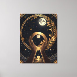 schöne Handmalerei Leinwanddruck