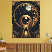 schöne Handmalerei Leinwanddruck (Insitu (Wohnzimmer))