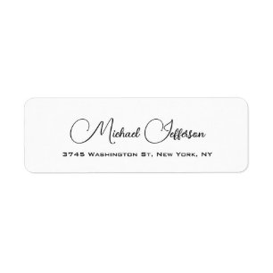 Schöne Handschrift kreativ Trendy White