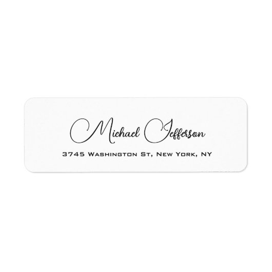 Schöne Handschrift kreativ Trendy White (Vorne)
