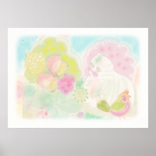 Schöne Hannita Kunst Illustration. Poster (Vorne)