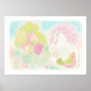 Schöne Hannita-Kunstillustration. Poster