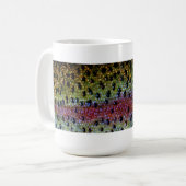 "Schöne Haut, Regenbogen-Bronze" durch James-Dame Kaffeetasse (Vorderseite Links)