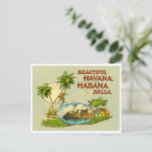 Schöne Havanna Vintage Reise Postkarte (Stehend Vorderseite)