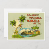 Schöne Havanna Vintage Reise Postkarte (Vorne/Hinten)