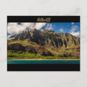 Schöne Hawaii-Berge Postkarte (Vorderseite)