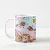 Schöne Hawaii-Inseln Karte Kaffeetasse (Links)