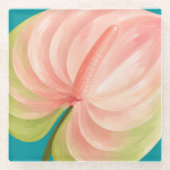 Schöne Hawaii-Kunst Glasuntersetzer (Vorderseite)