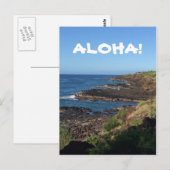 Schöne HAWAIIAN Postkarte (Vorne/Hinten)
