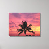 Schöne hawaiianische Sunset Canvas Print Leinwanddruck (Vorderseite)