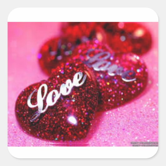 Schöne Heart Aufkleber (Vorderseite)