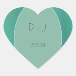 Schöne Heart Sticker