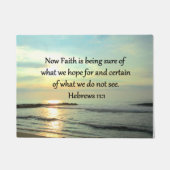 SCHÖNE HEBREWS 11:1 SONNE FUßMATTE (Vorderseite)