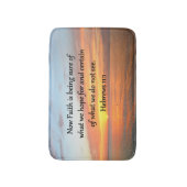 SCHÖNE HEBREWS 11:1 SONNENDESIGN BADEMATTE (Vorderseite Vertikal)