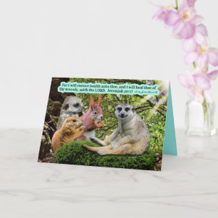 Schöne heilende Schriftstelle Jeremia 30:17 Karte