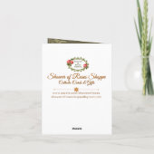 Schöne heilige Herzens Jesus Grußkarte Karte (Rückseite)