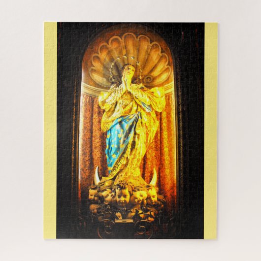 Schöne Heilige Mutter Maria Puzzle (Vertikal)