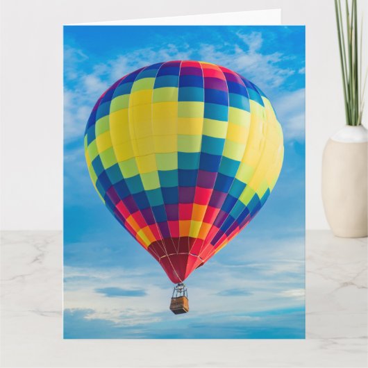 Schöne Heißluftballons Blank Notecard Karte (Vorderseite)