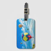 Schöne Heißluftballons Gepäckanhänger (Vorderseite Vertikal)