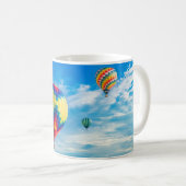 Schöne Heißluftballons Kaffeetasse (VorderseiteRechts)