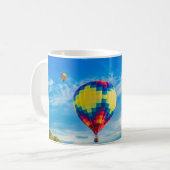 Schöne Heißluftballons Kaffeetasse (Vorderseite Links)