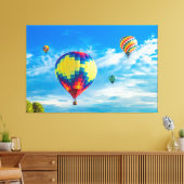 Schöne Heißluftballons Leinwanddruck (Insitu (Wohnzimmer))