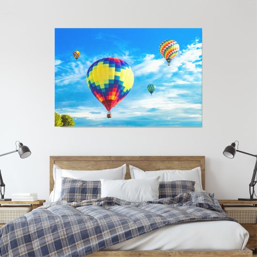 Schöne Heißluftballons Leinwanddruck (Insitu (Schlafzimmer))