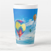 Schöne Heißluftballons Milchtasse (Vorderseite)