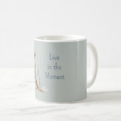Schöne hellblaue Damenkleid Kaffeetasse (VorderseiteRechts)